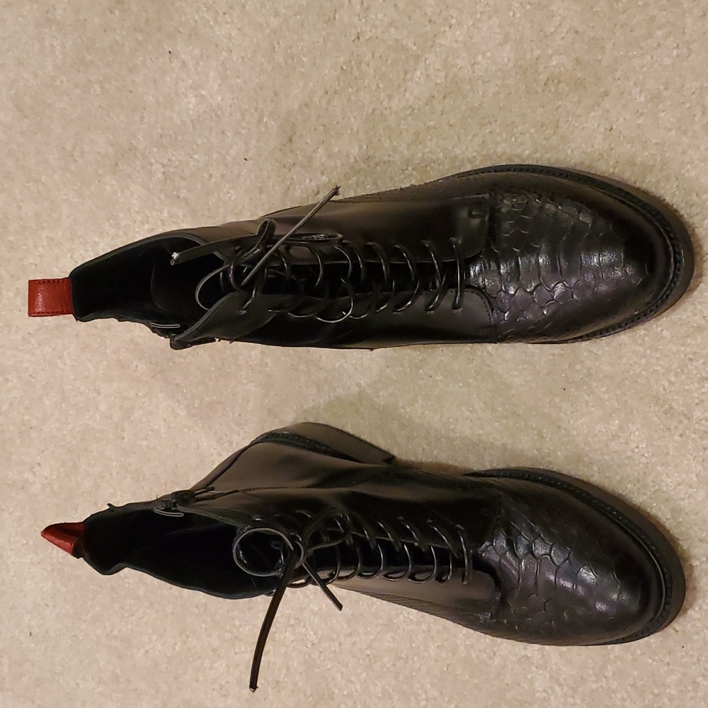 JEFFREY CAMPBELL COMBAT BOOTS.